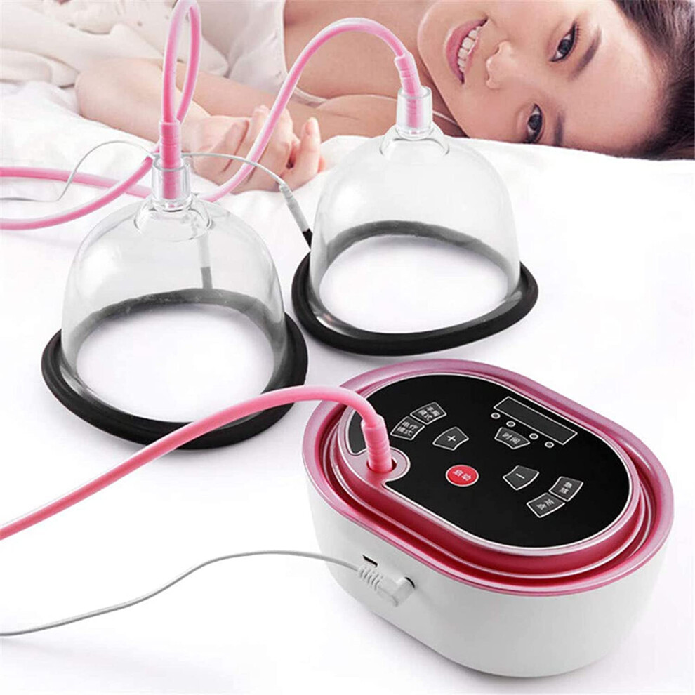 Electric Breast Massager Model C13.5CM Chest Enlargement Machine Chest Extension Massager for Flat and Sagging Breasts