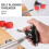 (As show, One size) Skate Tool All-In-One Multi-Function Ratchet Skateboard Tool with Skateboard Griptape Eraser Kit 5