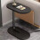 (White) C-Shaped Compact Sofa Side End Table Coffee Laptop Table Living Room Bedroom UK 4