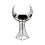 Middle Eastern Eid Ramadans Iron Moon Tower Tealight-Black 1