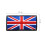 Brittiska Flaggelement Fästiketter Kartonbroderad Pumpamönster 3