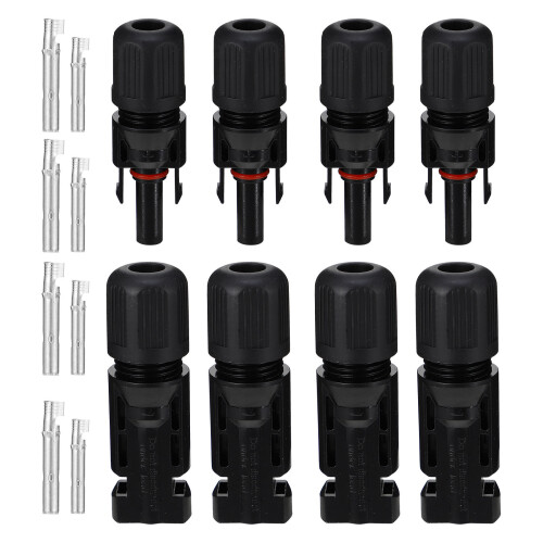 8 Stycken Solcellskabel Adapter För 2