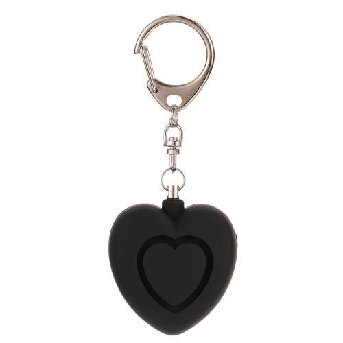 Heart Shaped Personal Alarm Keychain With Lights