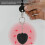 Heart Shaped Personal Alarm Keychain With Lights 6