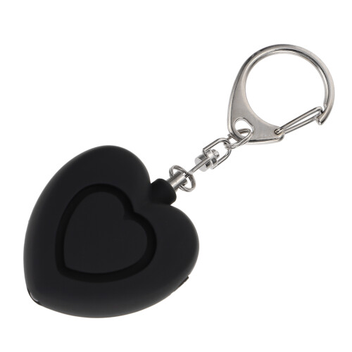 Heart Shaped Personal Alarm Keychain With Lights 2