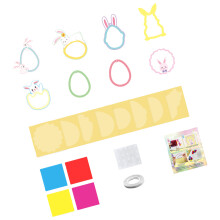Kids Party Decoration Paper Cutout Set Suncatchers Crafts-r