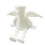 Handcrafted 3D Print Angel Sculpture Movable Legs-White 2 1
