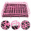 Folding With Toilet Hundbur Medelstor Katt Pink 11