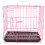 Folding With Toilet Hundbur Medelstor Katt Pink 9