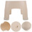 Fotpall Stegpall Badrumspall Toilettstol Multipurpose 6