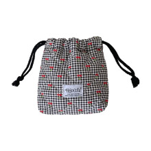 Large Capacity Cosmetic And Toiletry Bag Cute Cartoon-Black