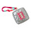 Shining Silver Square Cosmetic Bag With Detachable-rose red 1