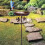 Multifunctional Garden Bird Bath Feeder Stake Spikes with Iron 2