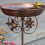 Multifunctional Garden Bird Bath Feeder Stake Spikes with Iron 5