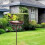 Multifunctional Garden Bird Bath Feeder Stake Spikes with Iron 4