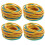 60Pcs Sträckbara Gummiband Färgade För Geobräden Hem 11