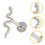 Piercingörsnibb För Långt , Cartilage, Ormörnament 4
