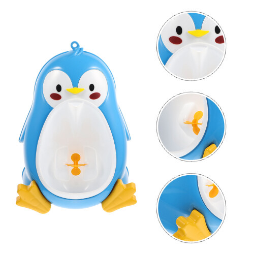 Penguin Potty Urinlåda För Barn Hem Badrum Väggmonterad 2