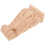 Wood Corbel Europastil Skulpterad Träkorbell Rustikal 7
