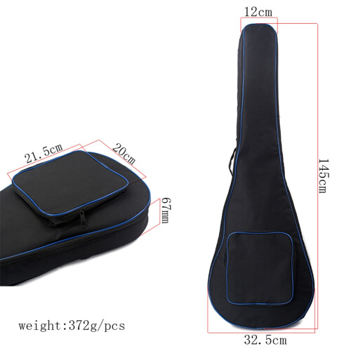 Bärbar Vattentät Väska För Cigar Box Gitarr Ukulele Med Bärhandtag 1