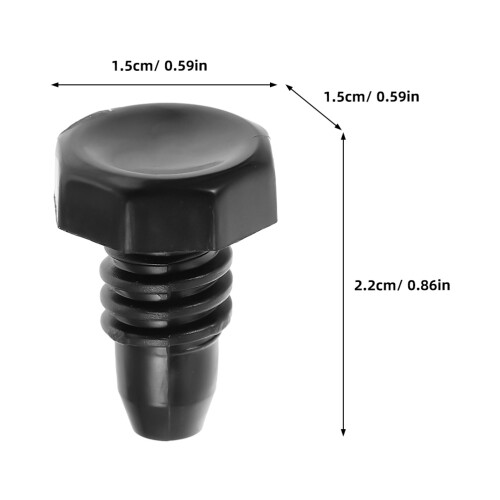 6Pcs Billardkø Dammskyddsplugg och Bottenprotektionshatt Tillbehör 2