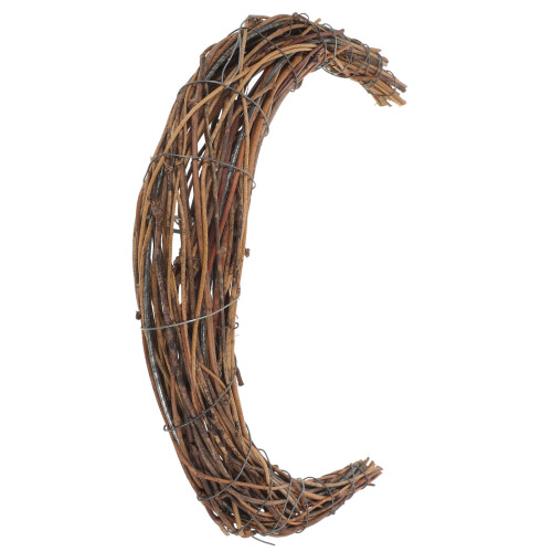 Diy Rattanskiva Måneformad Krans