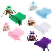 50St Organza Säckchen Kleine Süßigkeiten Taschen Zum Aufbewahren