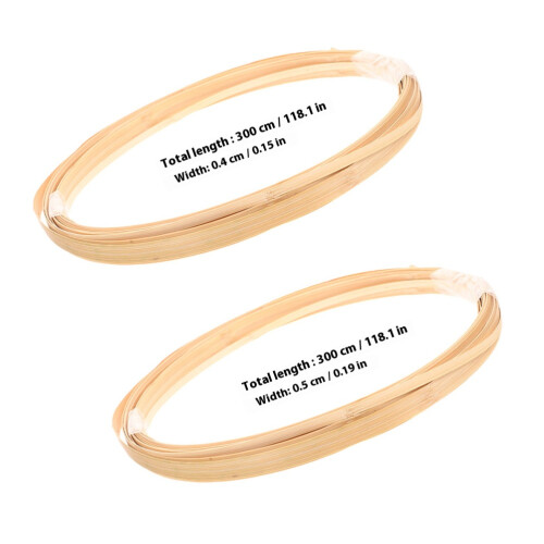 2 Bambuslipsar Diy Handgjorda Vävkonst Bambuslipsmaterial 1