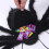(black) Spider Backpack - Halloween Costume Prop with Adjustable Legs and Candy Bag 1