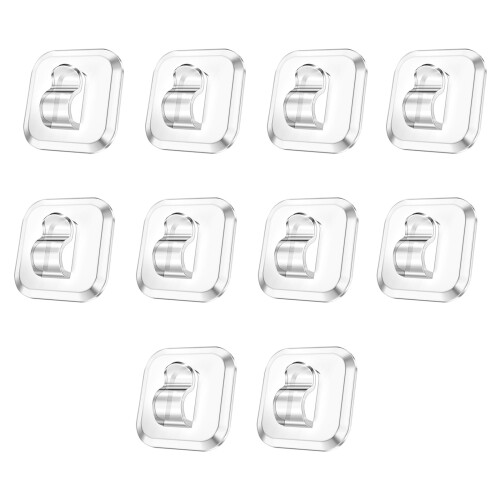 Clip de câble lumineux transparent en cristaux, solution-10