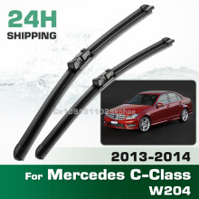 (Right hand drive-2013-2014-C-Class W204) For Mercedes-Benz C W204 2013-2014 LHD&RHD Front Wiper Blades Windshield Windscreen Window Brush 24" 24"
