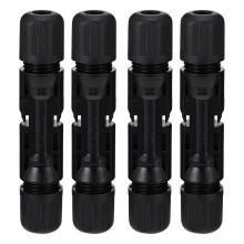 8 Pcs Solkabeladapter Fotovoltaik Kabelkoppling Anslutningsdon