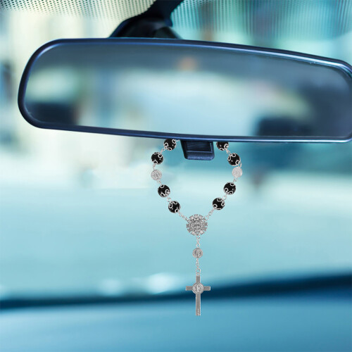 2St Vagnsröser Med Korset Välsignade Pendants För 2
