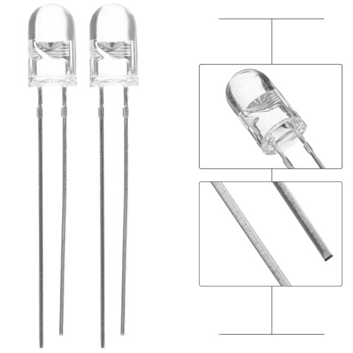 10Pcs 10Mm 400-405Nm Ultra Bright 2