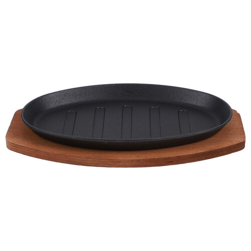 Sizzling : Steakservaringsplatta 30 Cm, Träbaserad, Stöpt