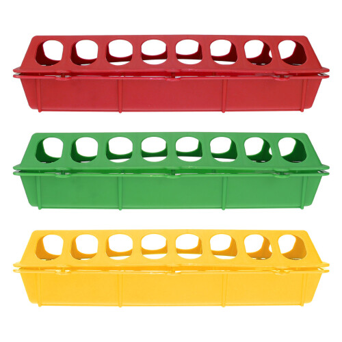 3Pcs Höna Matutfodring För Vallhöna Spillmat Utsläppsspår 1