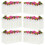 6Pcs Miniatyrplanter För Dockshus Blomsterbeds Sukkulentplanter 11