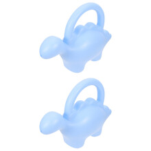 2Pcs Plastic Animal Shaped Watering Kettle Blue Kids Gardening Tool