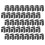 40Pcs Mikrofonstativ Armkloss Telefonfäste Kabelfäste Universal 10