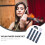1 Set Violin Fingersguide Med Övningsdämpare Tyg 6