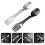 2St Multifunktionell Camping Spork I Rostfritt 6