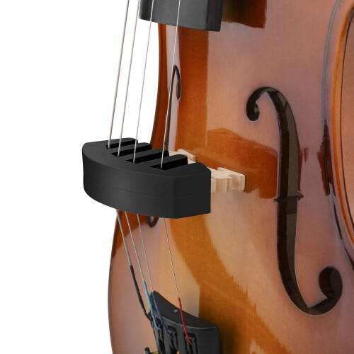 1 Set Violin Fingersguide Med Övningsdämpare Tyg 2