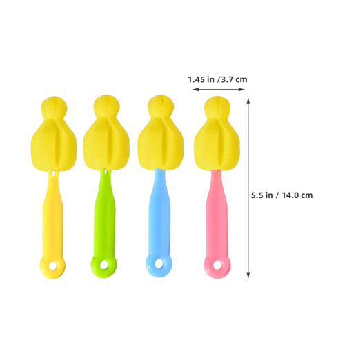 20Pcs Babyflaska Svampborste För Mjölkflaskor 1