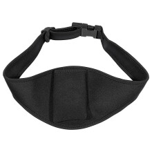 Mic Belt Mikrofonhållare För Fitnessinstruktörer Talare (Svart)