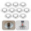 10Pcs Brandsprinkler Täckplatta 3/4 Tum 5
