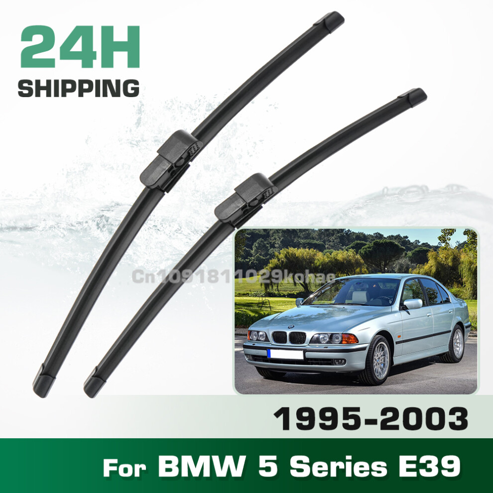(2PCS) For BMW 5 Series E39 1995-2003 1996 1997 1998 1999 2000 2001 2002 LHD&RHD Front Wiper Blades Windshield Windscreen Window 26"22"-image-OPC-PMJVQCV-NEW