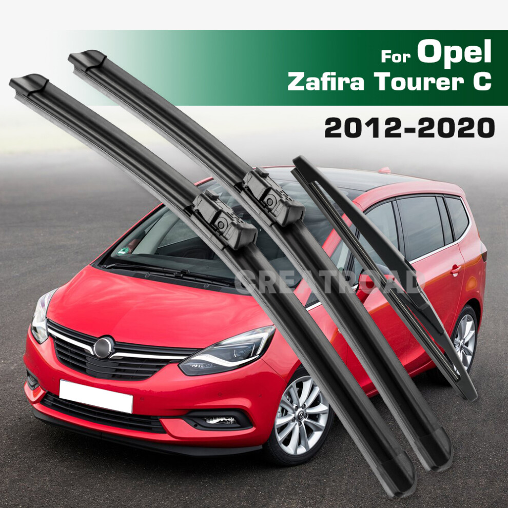 (Right Hand Drive) Wiper Lhd&Rhd Front & Rear Wiper Blades Set For Opel Zafira Tourer C 2012 - 2020 Windshield Windscreen Window Brushes 6935159275303
