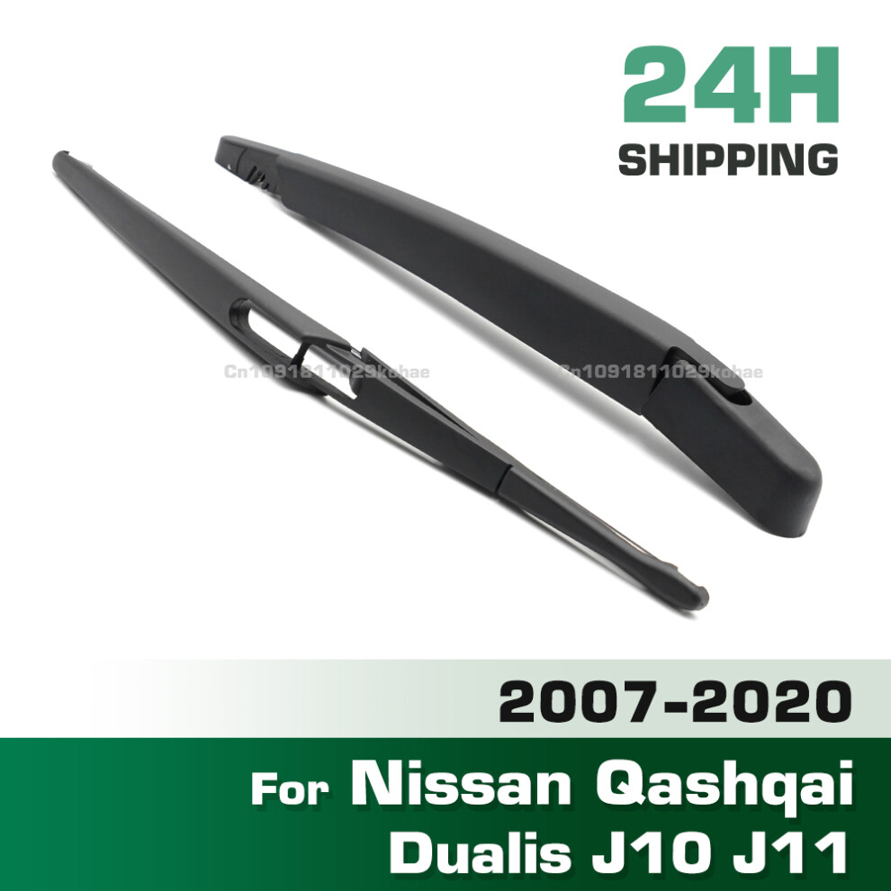 (Sku224946) Wiper Rear Wiper Blade & Arm Set Kit For Nissan Qashqai Dualis J10 J11 2007 - 2020 Windshield Windscreen Window Brush 6935159275266