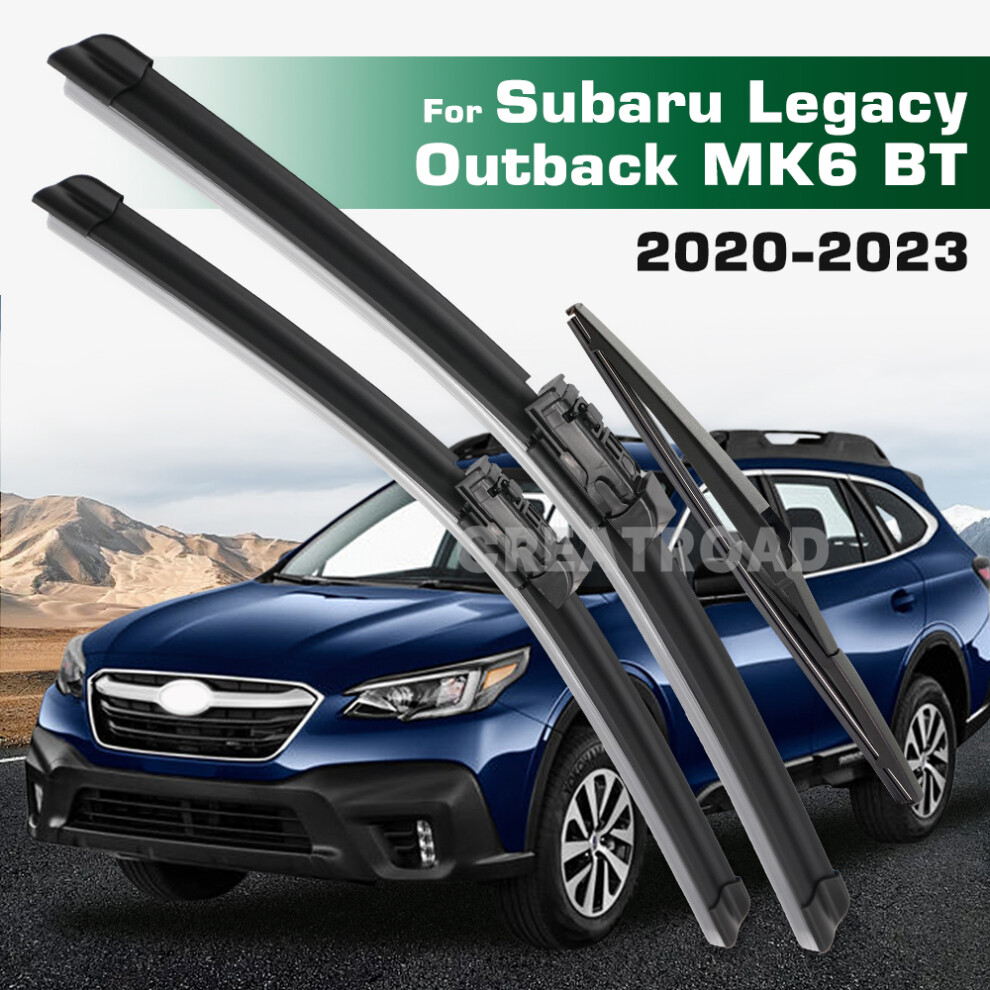 (Right Hand Drive) Wiper Lhd&Rhd Front & Rear Wiper Blades Set For Subaru Legacy Outback Bt 2020 - 2023 Windshield Windscreen Window 6935159275174