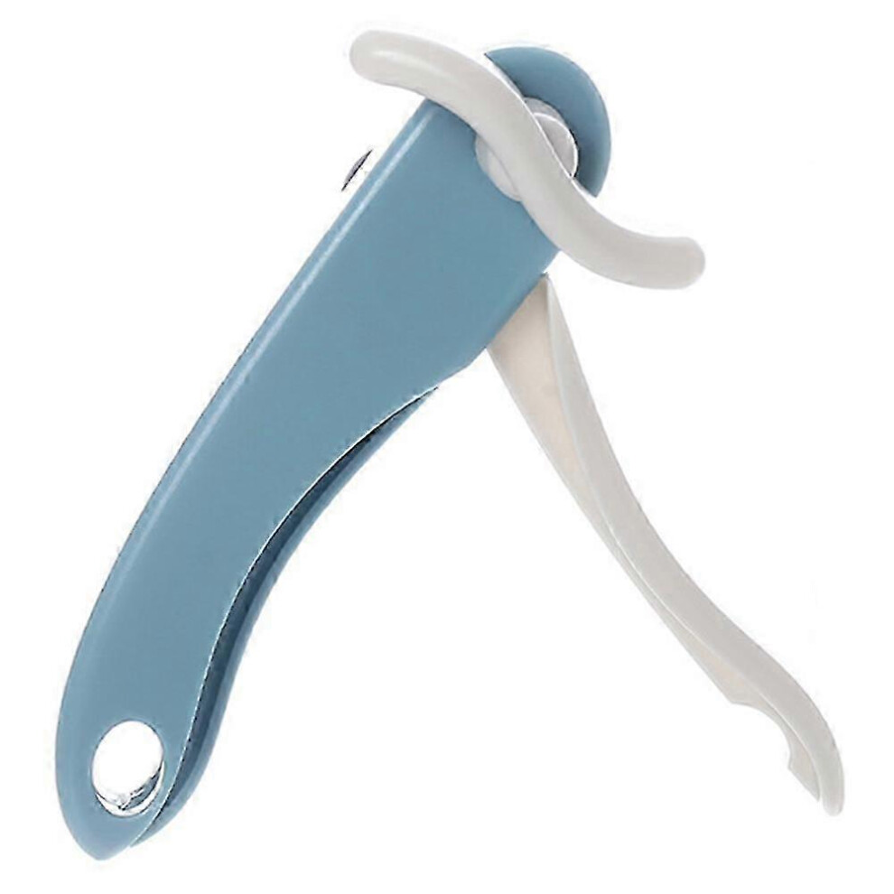 Safe and smooth can opener with no sharp edges